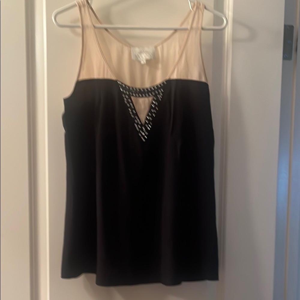 Madison Marcus Black and Cream Camisole